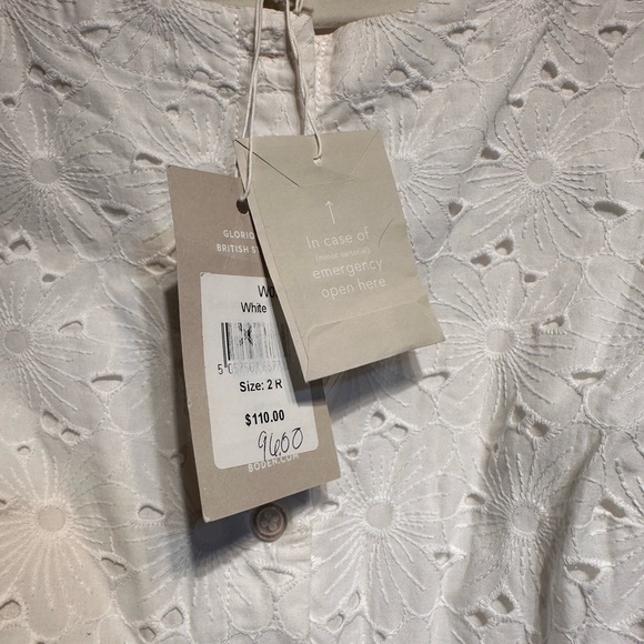 NWT Boden White Eyelet Women’s Blouse - Picture 4 of 7